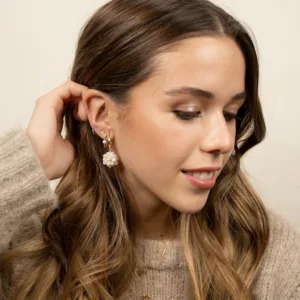 argollas perlas bloom gold vermeil