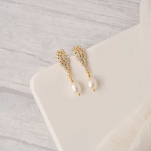 aros shine perla plata gold