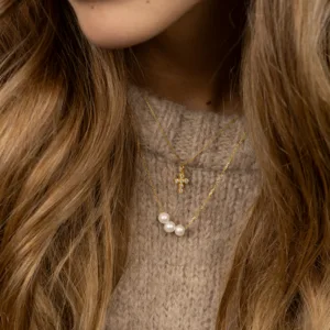 collar cruz lucy gold vermeil