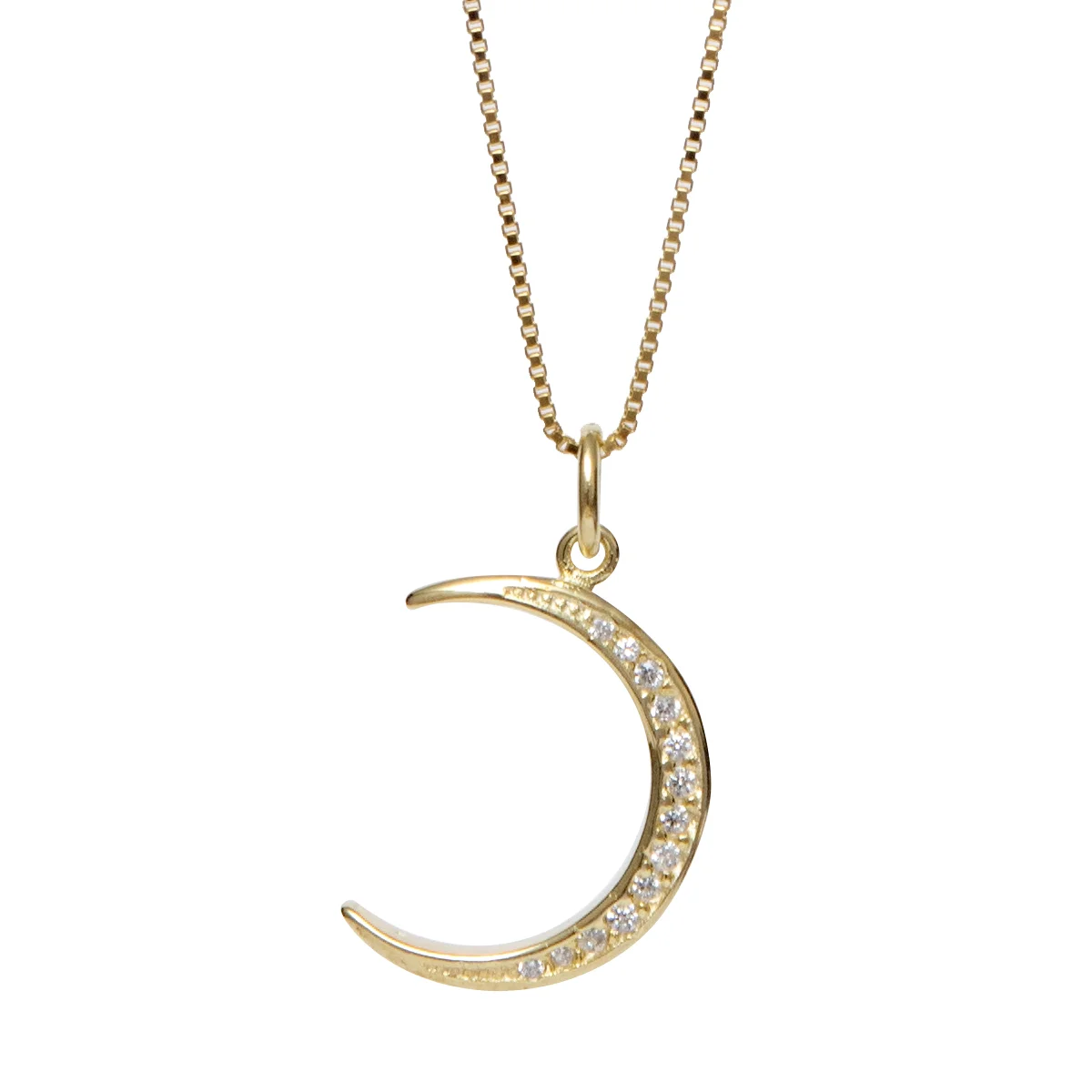 collar gold luna brillos - Imagen 5