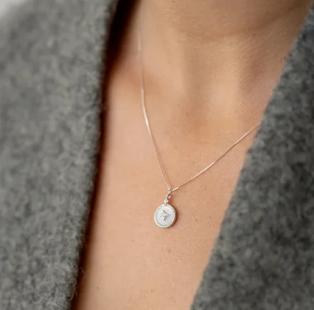 collar starlight nacar plata