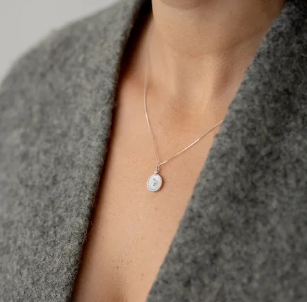 collar starlight nacar plata - Imagen 5