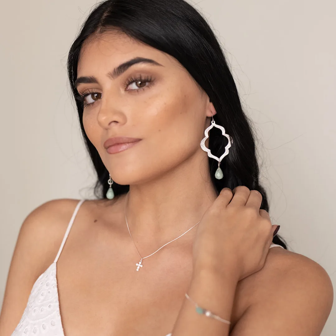 collar cruz lucy plata - Imagen 3