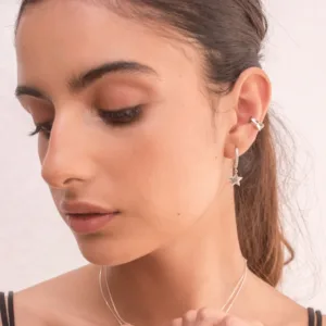 aros earcuff plata