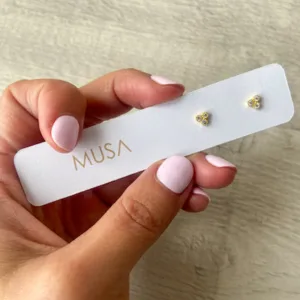 aros stud lucy gold vermeil