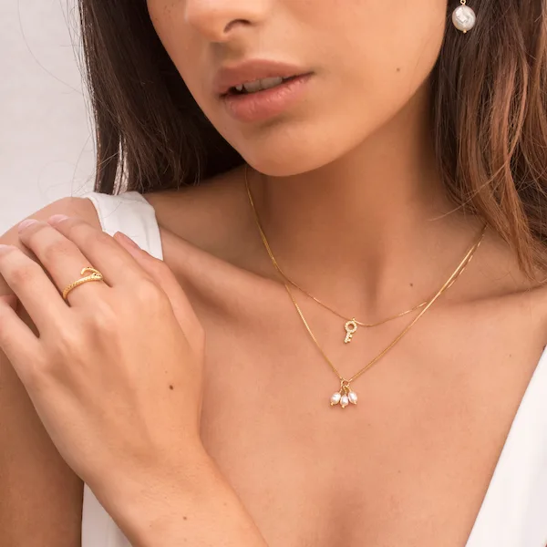 collar llave gold - Imagen 2